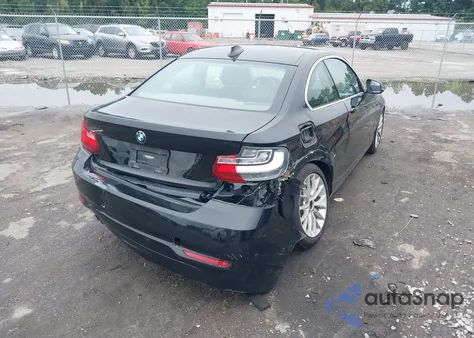 2014 BMW 228I из США, поврежденный, VIN WBA1F5C50EVW97894